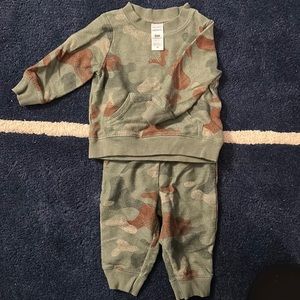 Carter’s Baby Camo Sweat Suit, 6mo